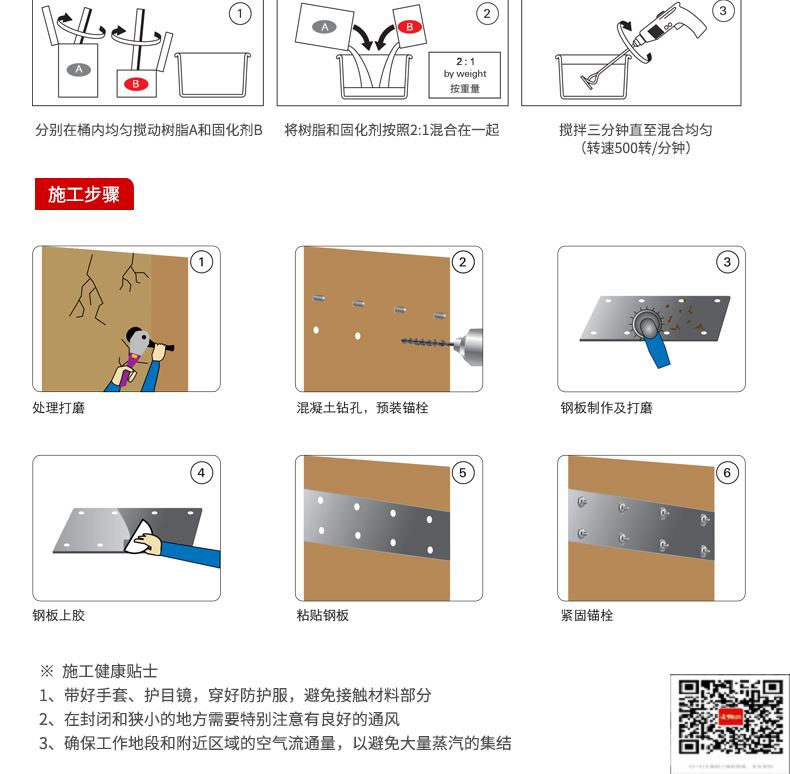 包钢临潭粘钢加固施工过程